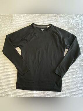 DSG Youth Compression Long Sleeve Shirt - Black - Size Medium (10-12)